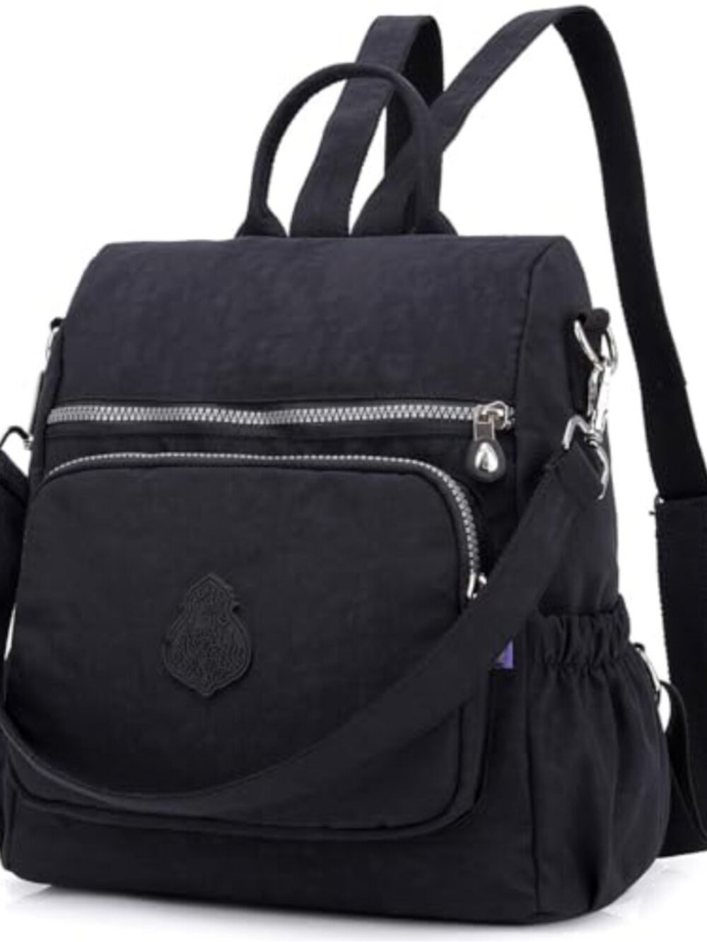 Waterproof Nylon Small Backpack Purse Lightweight Casual Daypack Shoulder Bag